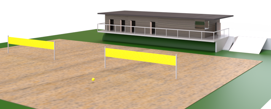 beachanlage-modell